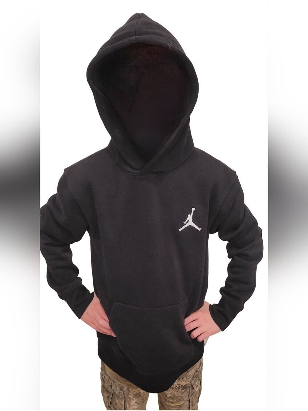 Jordan Boys' Brooklyn Fleece Pullover Hoodie Sz